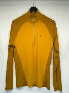 Patagonia Golden Yellow Half-Zip Capilene 2